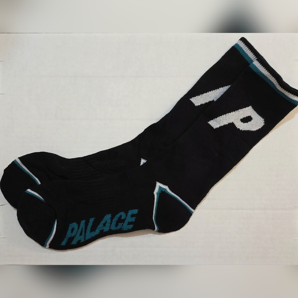 Palace Skateboards P Tip Sock (Black)